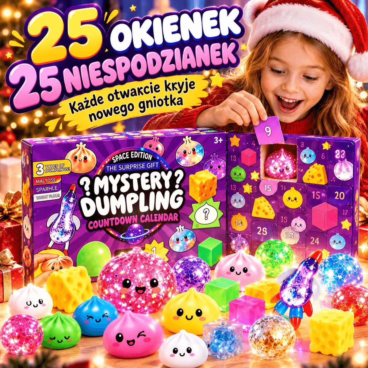 Gniomi Kalendarz Adwentowy - 24 Niespodzianki + BONUS